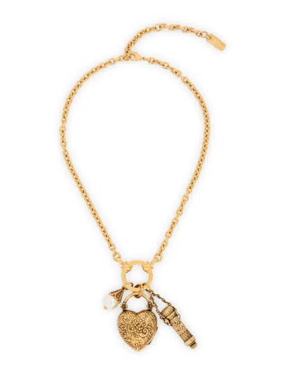 Chloé Women's Victorian Goldtone Chain Necklace In Black