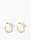 Chloé C Chloe Hoop Earrings In Vintage Gold