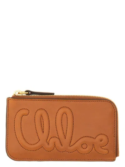 Chloé Women's Wallet C Chlou00c9 Small In Brown