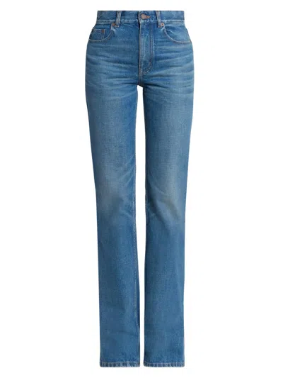 Chloé High-rise Wide-leg Palazzo Jeans In Blue