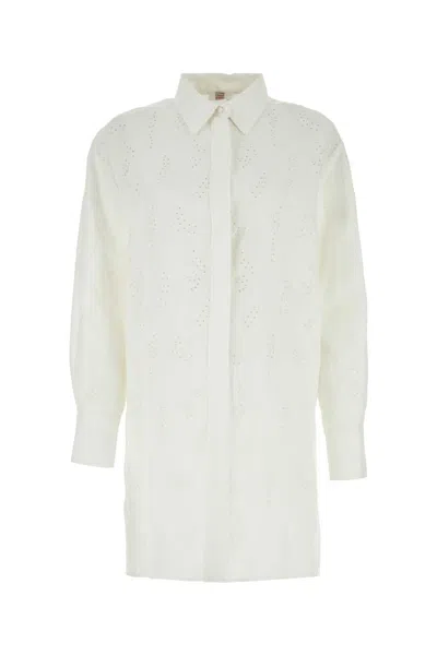 Chloé Chloe Women White Linen Patricia Chloe X Eres Oversize Shirt
