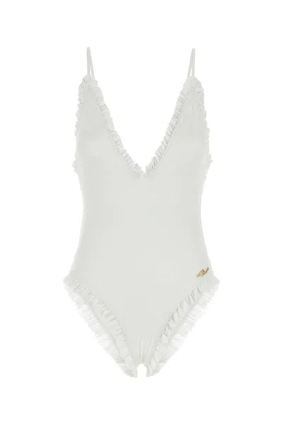 Chloé Chloe Women White Stretch Nylon Swimsuit