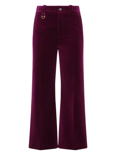 CHLOÉ WOMEN'S WIDE FLARE PANTS