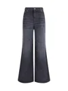 Chloé Straight Leg Trousers High Waist In Black