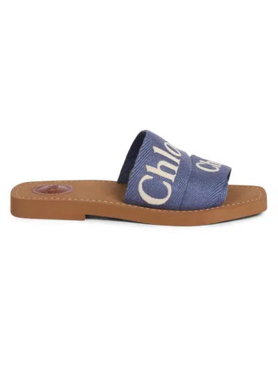 Chloé Women's Woody Logo Slide Sandals