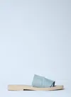 Chloé Women Woody Slides In Blue