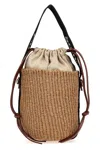 Chloé Woody Small Bucket Bag In White