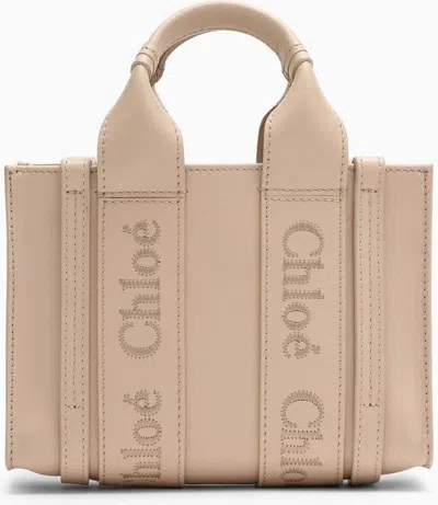 Chloé Women's Small Woody Tote Bag In Pink