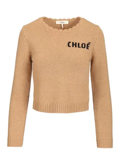CHLOÉ CHLOE' WOMEN WOOL BLEND SWEATER