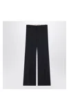 Chloé High-waist Wool Tailored Pants In Blue