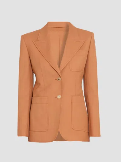 Chloé Women's Wool Single-breasted Blazer In Brown