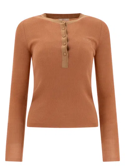 CHLOÉ WOMEN'S WOOL T-SHIRT