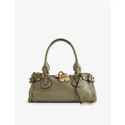 Chloé Womens Chloe Paddington Leather Top-handle Bag