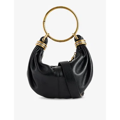 Chloé Womens Black Bracelet Hobo Mini Leather Top-handle-bag