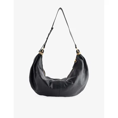 CHLOÉ WOMENS BLACK BRACELET LARGE LEATHER HOBO BAG