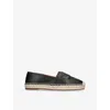 Chloé Black Pary Espadrilles In Black