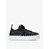 Chloé Thece Lace-up Sneakers For Women In Black