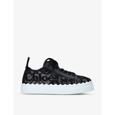 Chloé Tie Casual Sports Shoes In Black