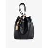 Chloé Womens Black Spin Large Leather Tote Bag In Black