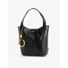 Chloé Spin Calf Leather Shoulder Bag In Black