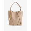 Chloé Womens Boyish Brown Spin Small Leather Tote Bag