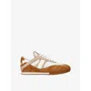 Chloé Chloe Chloe Kick Brown And White Sneakers In Mesh And Leather Women In Animal Print