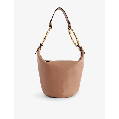 Chloé Womens Bracelet Small Leather Shoulder Bag Woodrose In Pink