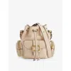 Chloé Womens Chloe Camera Leather Shoulder Bag In Sweet Beige