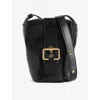 Chloé Womens Camera Mini Leather Crossbody Bag Black In Black