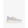 Chloé Chloe Women Multicolor Fabric Nama Sneakers In Viola