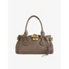 Chloé Womens Flannel Grey Paddington Leather Top-handle Bag In Silver