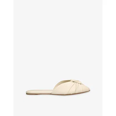 Chloé Womens Chloe Suzie Leather Slides In White