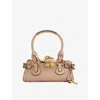 Chloé Chloe Paddington Small Grained Leather Shoulder Bag In Pink