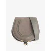 Chloé Womens Flannel Grey Marcie Medium Leather Cross-body Bag