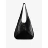 Chloé Womens Kohl Brown Patchwork Balloon Leather Shoulder Bag In Black