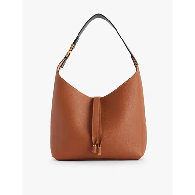 Chloé Womens Tan Marcie Hobo Small Leather Shoulder Bag In Brown
