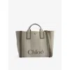 Chloé Womens Winter Ivy Medium Carry Canvas Tote Bag