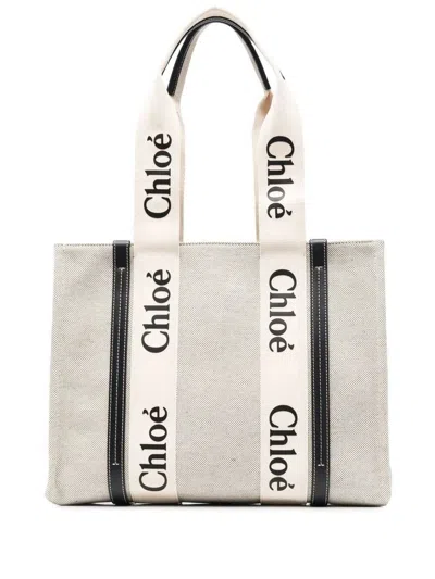 Chloé "woody" Bag Bags In White