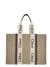 Chloé Woody Bag In Beige