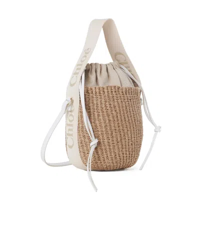 CHLOÉ CHLOÉ SMALL WOODY BASKET BAG