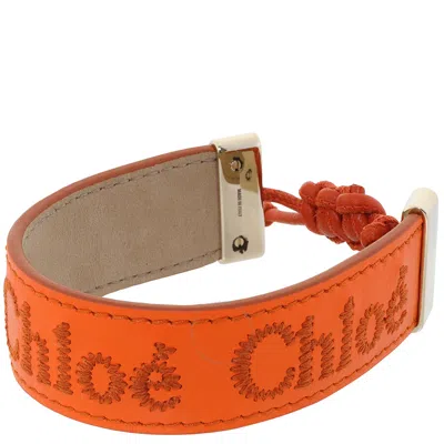 Chloé Chloe Woody Bracelet In Orange