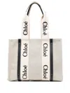 Chloé Woody Medium Canvas Tote