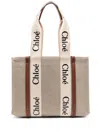 Chloé Woody Canvas Medium Tote