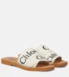 Chloé Women Woody Flat Sandals In Multi