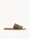 Chloé Khaki Woody Sandals