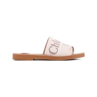 Chloé Woody Flat Mules Women In Multi