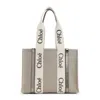 Chloé Chloe Woody Shoulder Bag Women In Grey