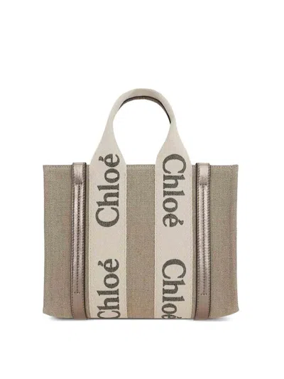 Chloé Bolsa Bandolera - Gris
