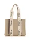 Chloé Woody Handbags Grey