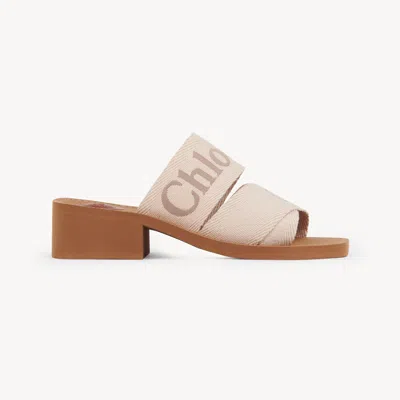 Chloé Woody High Heel Flip-flops In Pink